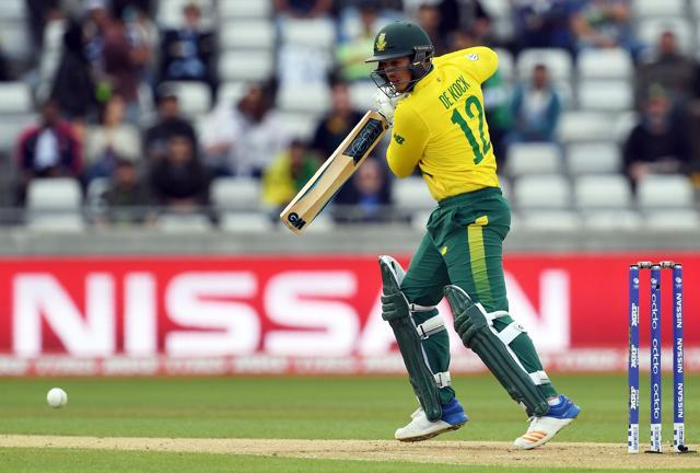 Quinton de Kock held firm for South Africa (AFP) Quinton de Kock held firm for South Africa (AFP)