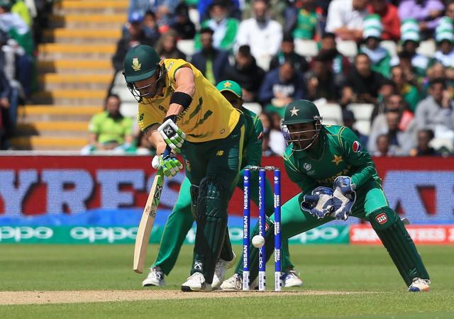 Faf du Plessis and David Miller steadied the ship for South Africa. (AFP) Faf du Plessis and David Miller steadied the ship for South Africa. (AFP)