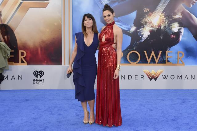Director Patty Jenkins, left, and Gal Gadot arrive at the world premiere of Wonder Woman at the Pantages Theatre in Los Angeles. (Jordan Strauss/Invision/AP) Director Patty Jenkins, left, and Gal Gadot arrive at the world premiere of Wonder Woman at the Pantages Theatre in Los Angeles. (Jordan Strauss/Invision/AP)