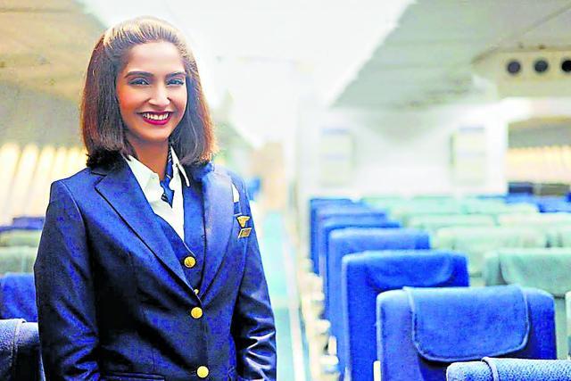 Sonam Kapoor played the late Pan Am air hostess Neerja Bhanot in Neerja. Sonam Kapoor played the late Pan Am air hostess Neerja Bhanot in Neerja.