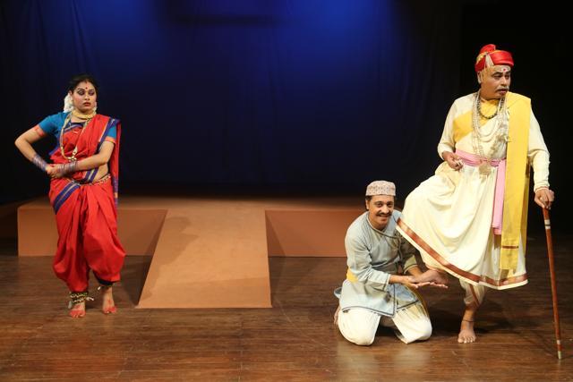 Vijay Tendulkar’s famous play Ghasiram Kotwal is about a common man’s search for his identity and standing against power politics (Photo: Courtesy National School of Drama)