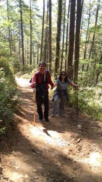 Dr Anupama Mane sampled local cuisine every day in Bhutan. (HT PHOTO)
