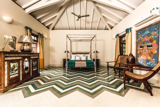 Isprava’s Villa Verde in Goa has antique furniture and artefacts. Isprava’s Villa Verde in Goa has antique furniture and artefacts.