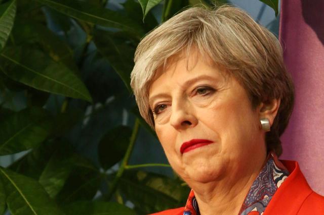 British Prime Minister Theresa May waits for the results to be declared at the counting centre in her constituency of Maidenhead early in the morning of June 9, 2017, hours after polls closed in Britain's general election. (AFP) British Prime Minister Theresa May waits for the results to be declared at the counting centre in her constituency of Maidenhead early in the morning of June 9, 2017, hours after polls closed in Britain's general election. (AFP)