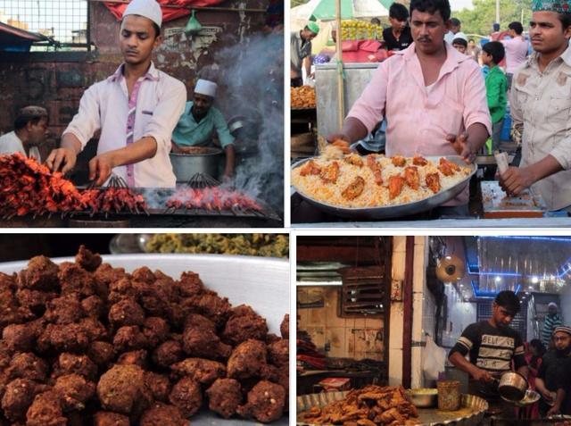 (Clockwise) Boti Kabab, biryani, tandoori chicken, keema pakoda. (Shivam Saxena/ HT Photo) (Clockwise) Boti Kabab, biryani, tandoori chicken, keema pakoda. (Shivam Saxena/ HT Photo)