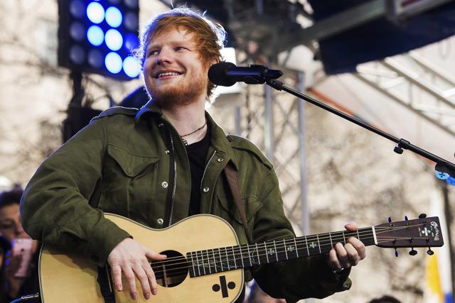 In a March, 2017 file photo, Ed Sheeran performs on NBC's "Today" show, in New York. (AP)