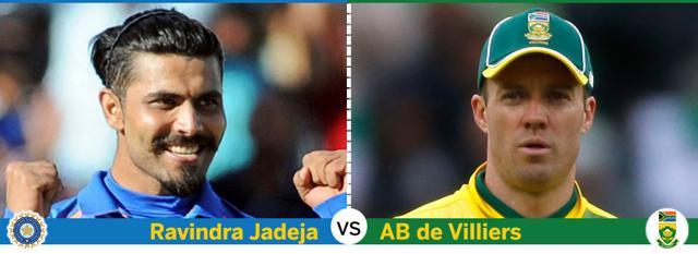Ravindra Jadeja will be aiming to exploit AB de Villiers’ weakness against left-arm spin. (Hindustan Times) Ravindra Jadeja will be aiming to exploit AB de Villiers’ weakness against left-arm spin. (Hindustan Times)