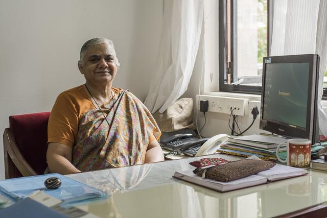Former principal Anila Verghese. (Pratik Chorge/HT Photo)