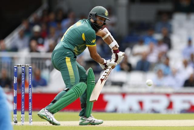 South Africa's Hashim Amla in action during India vs South Africa ICC Champions Trophy 2017 match. (REUTERS)