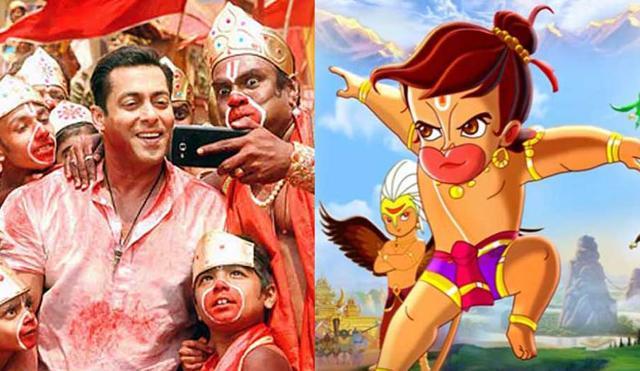Actor Salman Khan gave the voiceover for Lord Hanuman in the film Hanuman Da’ Damdaar. Actor Salman Khan gave the voiceover for Lord Hanuman in the film Hanuman Da’ Damdaar.
