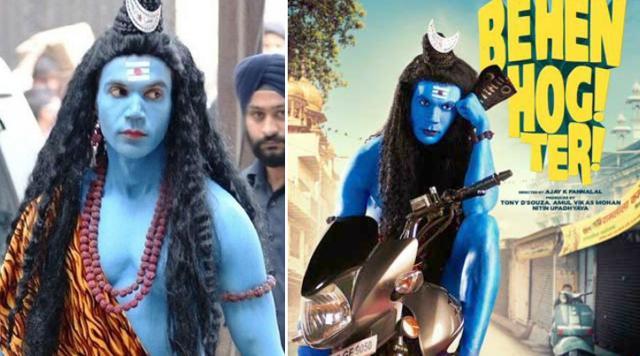 Actor Rajkummar Rao dressed as Lord Shiva in the film Behen Hogi Teri. Actor Rajkummar Rao dressed as Lord Shiva in the film Behen Hogi Teri.