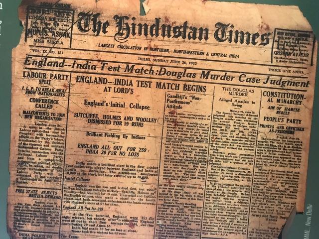 A cut-out of the Hindustan Times edition of June 26, 1932. (HT Photo) A cut-out of the Hindustan Times edition of June 26, 1932. (HT Photo)