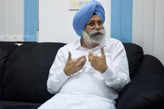 “I am pained to see farmers dying. Sixty-two have committed suicide since the new regime took charge. Till date no Congress leader has been to their homes,” Phoolka said. (Sanjeev Sharma/HT)