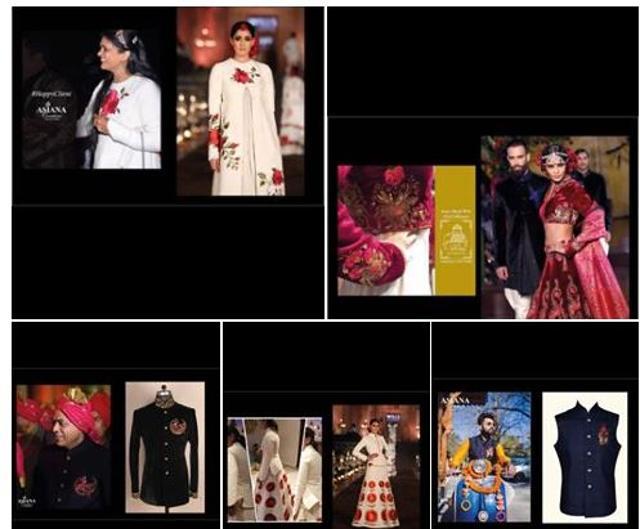 Some examples copies the designer shared on Facebook. (Rohit Bal/ Facebook)