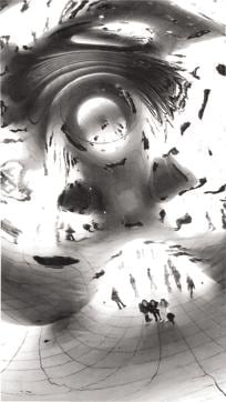 Carl Soonawala, 17, received special mention for this shot, taken of Cloud Gate, Anish Kapoor’s reflective public sculpture in Chicago. Carl, a student of the Cathedra &amp; John Connon School in Mumbai says larger-than-life artworks tend to catch his attention. ‘I hadn’t seen a lot of images from this perspective,’ he adds. ‘I think a good picture should possess some unique or interesting quality and should be able to stand on its own.’ (Image courtesy Jehangir Nicholson Art Foundation )