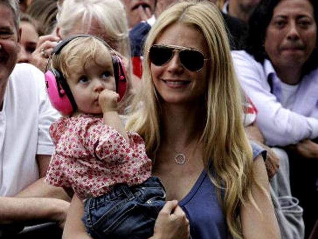 Gwyneth Paltrow has two kids, Apple and Moses.