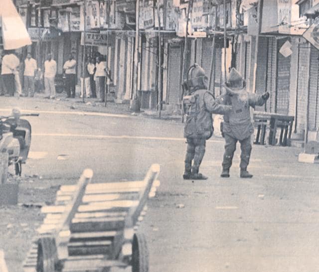 One of the spots where a bomb was found. (HT FILE PHOTO) One of the spots where a bomb was found. (HT FILE PHOTO)