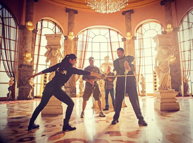 Katrina tries shoots for Tiger Zinda Hai. Katrina tries shoots for Tiger Zinda Hai.