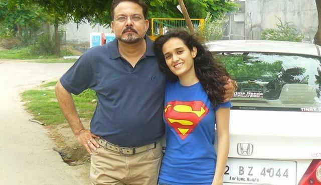 TV actor Pankhuri Awasthy with her father Sanjay Awasthy. TV actor Pankhuri Awasthy with her father Sanjay Awasthy.