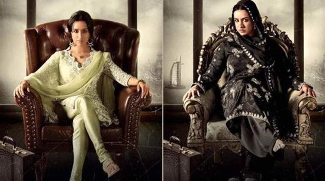 Shraddha Kapoor in younger and older looks of Haseena.