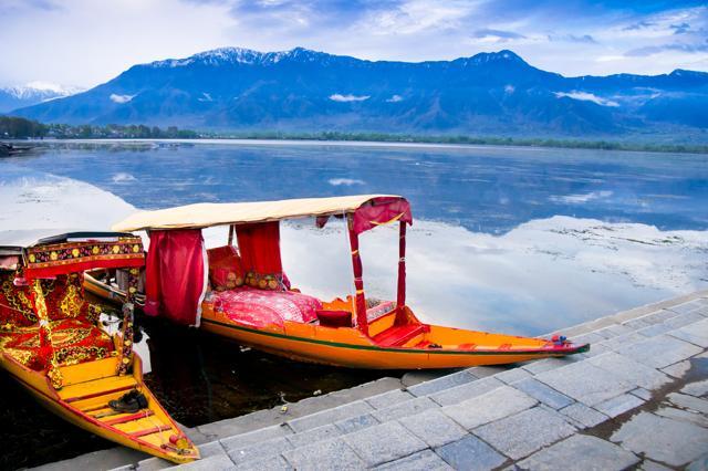 Shikara boats on the Dal lake. (Shutterstock) Shikara boats on the Dal lake. (Shutterstock)