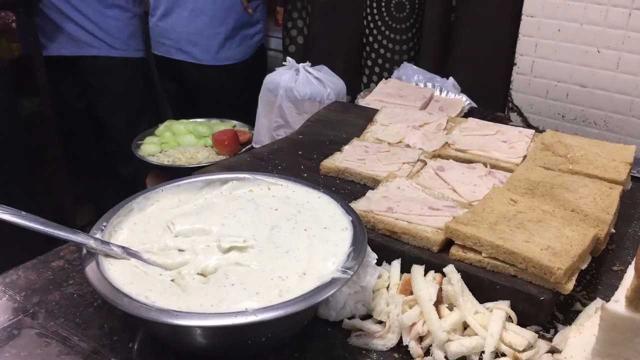 The mayo makes the sandwiches special. The mayo makes the sandwiches special.