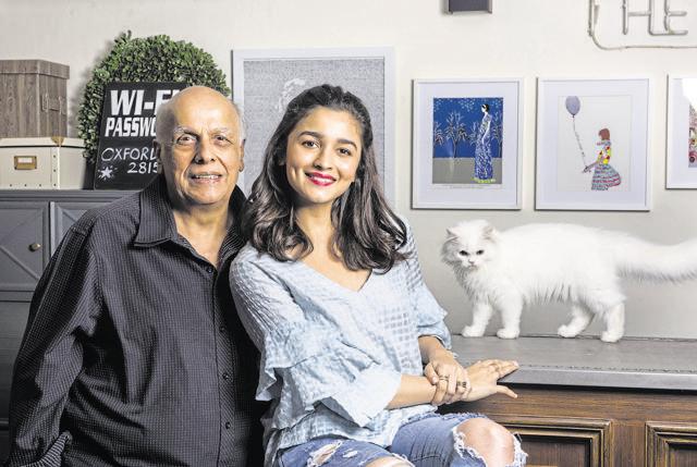 Alia Bhatt says she was always aware that “there’ll be comparisons” between her and her father’s works. (Aalok Soni/HT)