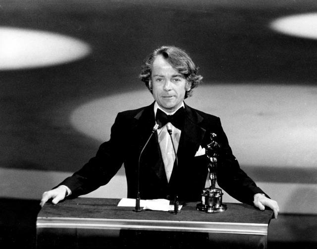 In this March 28, 1977, file photo, John G. Avildsen accepts the Oscar for best director for Rocky at the Academy Awards in Los Angeles. (AP) In this March 28, 1977, file photo, John G. Avildsen accepts the Oscar for best director for Rocky at the Academy Awards in Los Angeles. (AP)