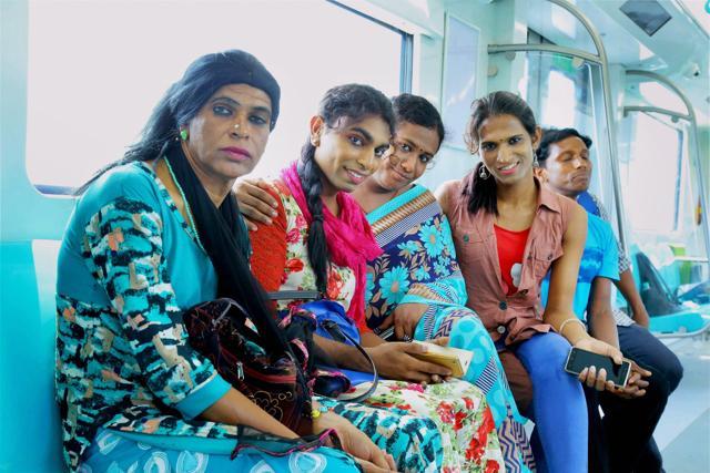 Transgender people, employed by the Kochi Metro,during their on-job training at Muttom depot, in Kochi in this file photo from May 18. In an initiative to promote equality among genders, at least 23 members of the transgender community have been appointed for varied jobs in the upcoming Kochi Metro. (PTI) Transgender people, employed by the Kochi Metro,during their on-job training at Muttom depot, in Kochi in this file photo from May 18. In an initiative to promote equality among genders, at least 23 members of the transgender community have been appointed for varied jobs in the upcoming Kochi Metro. (PTI)