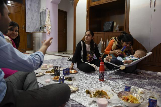 An Iftar spread at the house of Abrar Ahmed in Nizamuddin in New Delhi. The same ritual plays out in ways similar and also distinct depending on where one looks. (Saumya Khandelwal/HT PHOTO) An Iftar spread at the house of Abrar Ahmed in Nizamuddin in New Delhi. The same ritual plays out in ways similar and also distinct depending on where one looks. (Saumya Khandelwal/HT PHOTO)