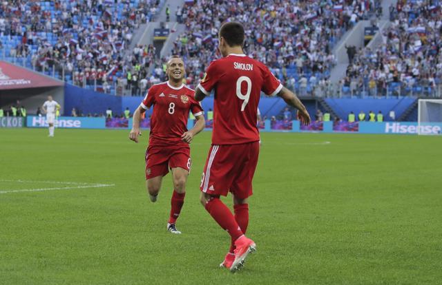 Russia started off strongly in the 2017 FIFA Confederations Cup with a solid win over New Zealand. (AP) Russia started off strongly in the 2017 FIFA Confederations Cup with a solid win over New Zealand. (AP)
