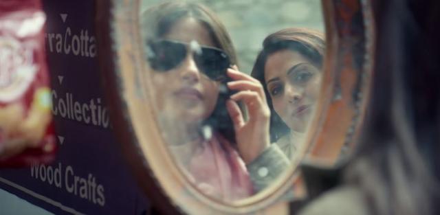 Sridevi and Sajal in a sweet moment from the song.