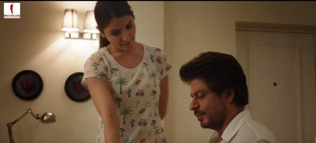 Shah Rukh Khan appears too old to be romancing Anushka.