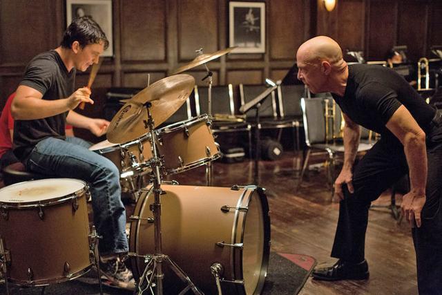 Whiplash was about the relationship between an ambitious jazz student, played by Miles Teller, and JK Simmons, as his aggressive instructor. Whiplash was about the relationship between an ambitious jazz student, played by Miles Teller, and JK Simmons, as his aggressive instructor.