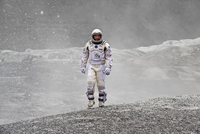 Matthew McConaghuey in a still from Interstellar. Matthew McConaghuey in a still from Interstellar.