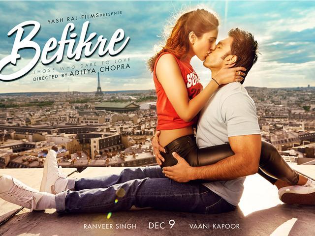 Actors Ranveer Singh and Vaani Kapoor in the poster of Befikre. Actors Ranveer Singh and Vaani Kapoor in the poster of Befikre.