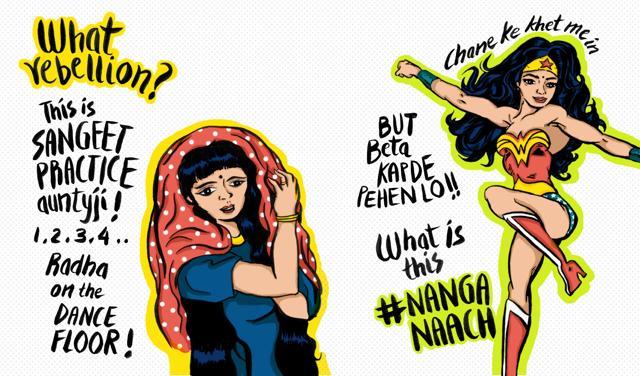 An illustration from the zine. (Illustration courtesy: Annushka Hardikar) An illustration from the zine. (Illustration courtesy: Annushka Hardikar)