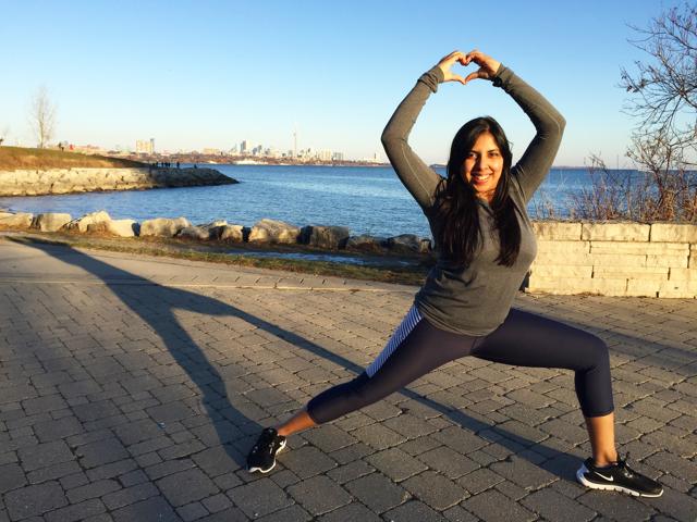 Nikarika Tugnait: A little bit of stretching early in the morning. (Sourced) Nikarika Tugnait: A little bit of stretching early in the morning. (Sourced)