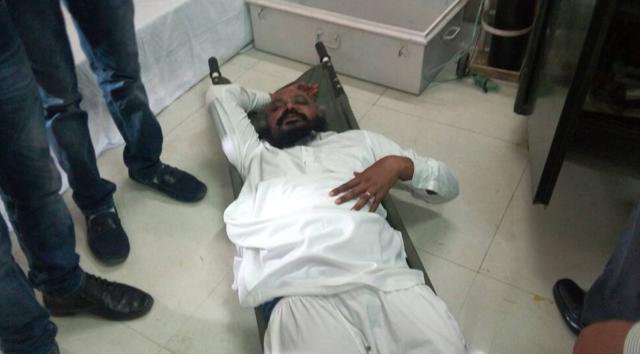 Nihal Singh Wala AAP MLA Manjit Singh was also injured (HT Photo) Nihal Singh Wala AAP MLA Manjit Singh was also injured (HT Photo)