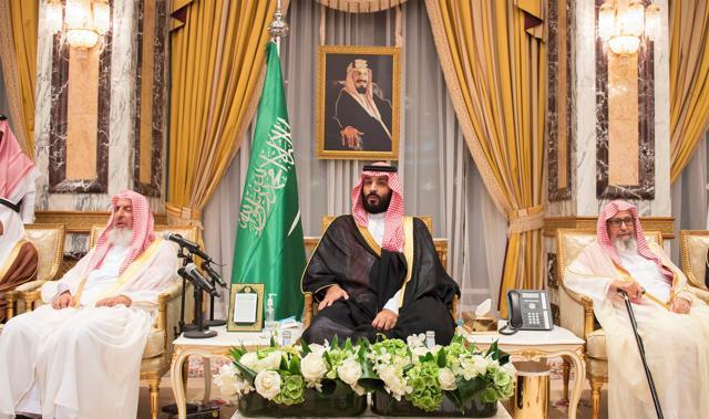 Saudi Arabia's Crown Prince Mohammed bin Salman sits during an allegiance pledging ceremony in Mecca, Saudi Arabia June 21, 2017. (Bandar Algaloud/Courtesy of Saudi Royal Court/Handout via REUTERS) Saudi Arabia's Crown Prince Mohammed bin Salman sits during an allegiance pledging ceremony in Mecca, Saudi Arabia June 21, 2017. (Bandar Algaloud/Courtesy of Saudi Royal Court/Handout via REUTERS)