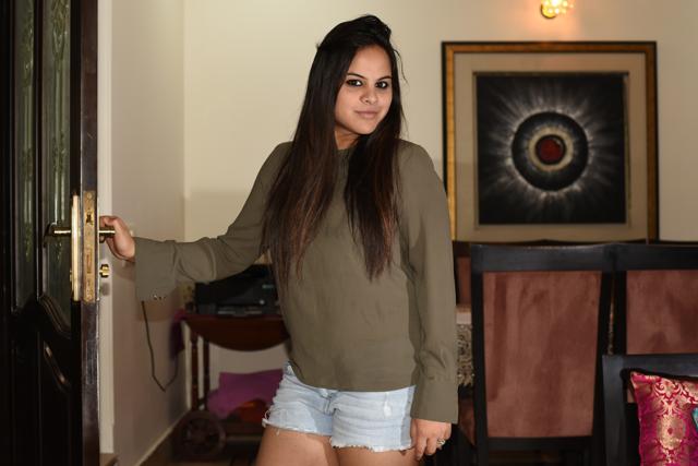 Amisha Bhardwaj, pre-wedding video that had her singing and dancing to Sia’s ‘Cheap Thrills’ as she dressed and did her make-up went viral in May. (Virendra Singh Gosain/HT PHOTO)