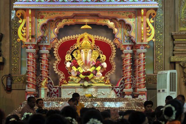 Pune's famous Dagdusheth Halwai Ganpati temple. (HT file photo)
