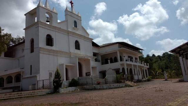The area surrounding this church in the Goan village of Azossim is used for recreation in the evenings. (Photo: Cyrus Gordon) The area surrounding this church in the Goan village of Azossim is used for recreation in the evenings. (Photo: Cyrus Gordon)