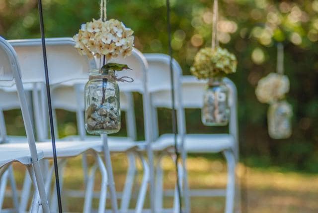 Wedding ceremony decorations. (publicdomainpictures.net) Wedding ceremony decorations. (publicdomainpictures.net)