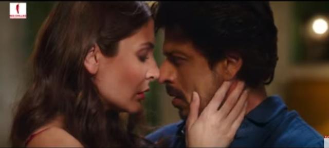 Shah Rukh Khan and Anushka Sharma in a still from Jab Harry Met Sejal.