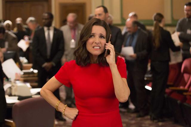 Julia Louis-Dreyfus in Veep. Julia Louis-Dreyfus in Veep.