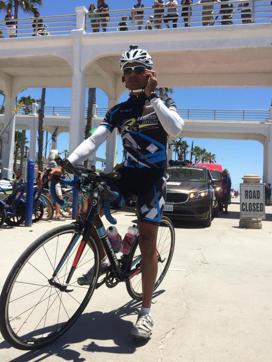 Srinivas Gokulnath finished the distance of 3070 miles (4941kms) in 11 days and 18 hours. (HT Photo) Srinivas Gokulnath finished the distance of 3070 miles (4941kms) in 11 days and 18 hours. (HT Photo)