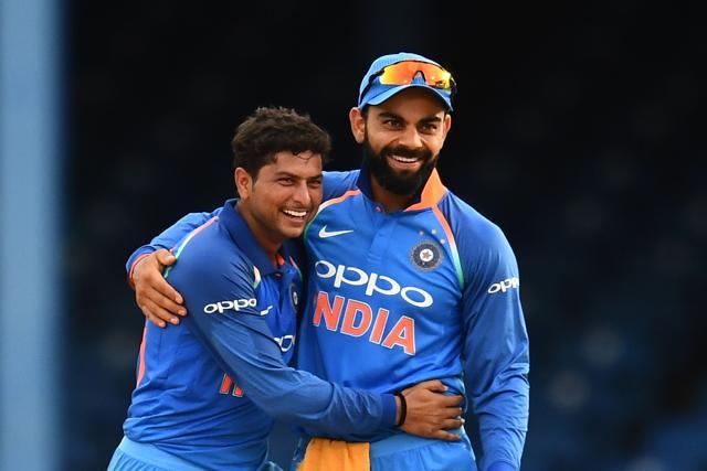 Kuldeep Yadav made his Test debut against Australia in the Test match in Dharamsala. (AFP) Kuldeep Yadav made his Test debut against Australia in the Test match in Dharamsala. (AFP)