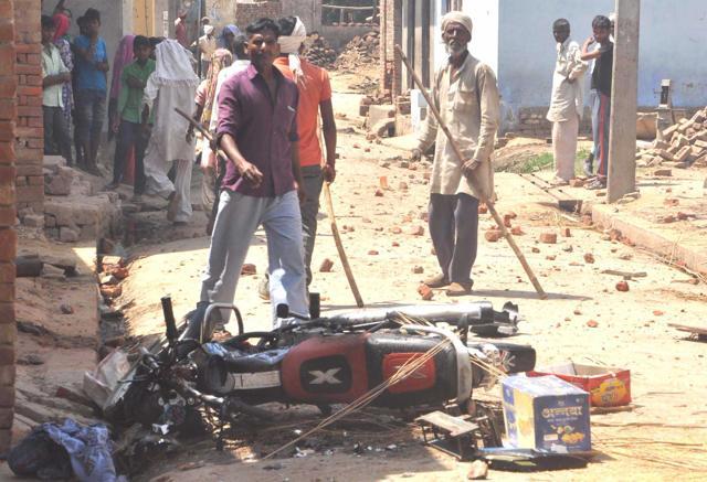Dispute over a procession turned violent in Saharanpur. (HT File Photo) Dispute over a procession turned violent in Saharanpur. (HT File Photo)