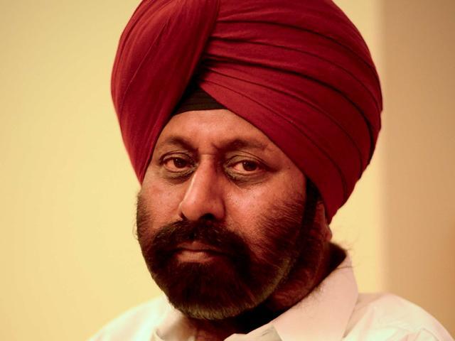 Executive engineer, Public Health Department, SAS Nagar, Jagjit Singh Dhami (HT Photo)